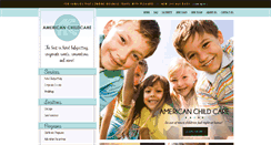 Desktop Screenshot of americanchildcare.com